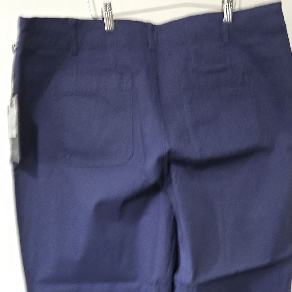 Kathy Ireland Blue Straight Leg Pants - Picture 6 of 8